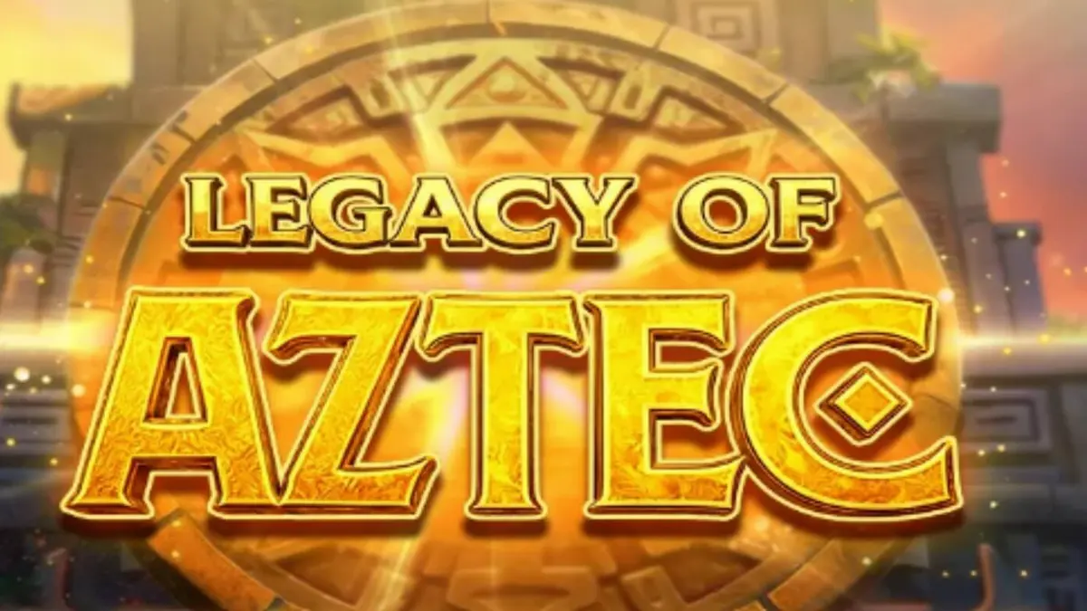 Tampilan visual slot Legacy of Aztec dengan latar belakang kuil kuno